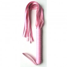 Классическая многохвостая БДСМ плеть от компании NoTabu, цвет розовый, mlf-90070-6, длина 50 см.