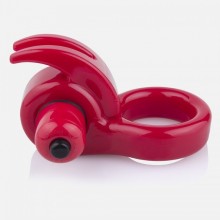 Классическое мужское виброкольцо «Orny Vibe Ring» со съемной вибропулей, цвет красный, Screaming ORN-101, из материала Пластик АБС