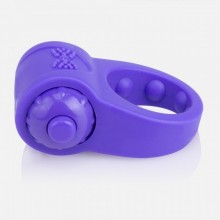 Эрекционное кольцо с вибрацией Screaming «PrimO Tux», цвет фиолетовый, PRM-TUXPU-1, из материала Силикон, длина 7 см.