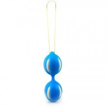 Шарики вагинальные «Smart Balls», цвет голубой, 00331-1, бренд SexToy, из материала Силикон, цвет Зеленый, длина 20.5 см., со скидкой