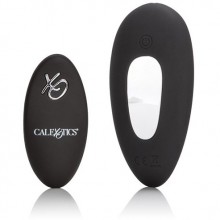 Вибратор для ношения в трусиках «Silicone Remote Panty Pleaser», цвет черный, SE-0077-45-3, бренд California Exotic Novelties, длина 10.2 см.