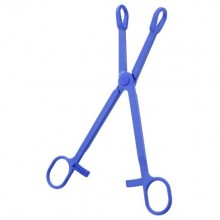 Ножницы-зажимы для мед-игр «Blaze Clitoris Scissors», цвет синий, Dream Toys 21345, длина 9 см.