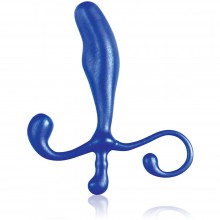 Эргономичный изогнутый тонкий массажер простаты «5 Male P-Spot», цвет синий, BlueLine BLM4006-BLU, из материала пластик АБС, длина 9 см.