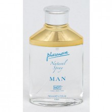 Мужские концентрированные феромоны «Natural Spray Man Extra Strong» от компании Hot, объем 50 мл, бренд Hot Products, 50 мл.
