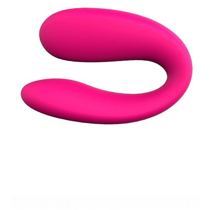 Вибратор 2 в 1 «Ukato» для пар и оральных ласк, цвет розовый, RestArt ra-348, из материала Силикон, длина 6.8 см.