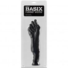 Стимулятор-рука для фистинга Basix Rubber Works «Fist of Fury», цвет черный, PipeDream 4301-23 PD, коллекция Basix Rubber Worx, длина 27.9 см.