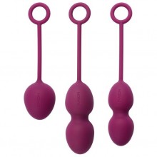 Фиолетовые вагинальные шарики Svakom «Nova Ball», длина 17 см.