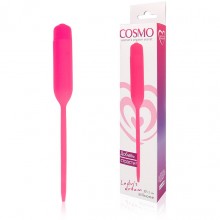 Стимулятор уретральный с вибрацией от компании Cosmo, цвет розовый, csm-23127, бренд Bior Toys, длина 11.2 см.