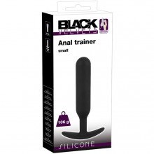 Маленькая утяжеленная анальная пробка «Anal Trainer by Black Velvets Small», черная, длина 16 см, диаметр 3 см, Orion 5357960000, из материала Силикон, длина 16 см.