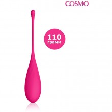Вагинальный шарик на длинном силиконовом шнурке, цвет розовый, Cosmo csm-23139-5, длина 18 см.