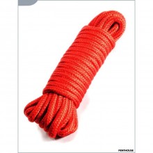 Веревка для бондажа и декоративной вязки, цвет красная, 10 метров, цвет красный