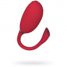 Вибратор и тренажр Кегеля, Magic Motion FUGU, цвет красный, 105, из материала силикон, длина 12 см.