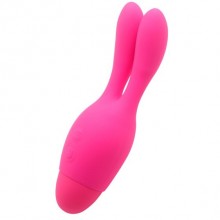 Вибратор с ушками INDULGENCE Dream Bunny, розовый, Howells 174205pinkHW, из материала Силикон, длина 15 см.