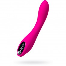Силиконовый вибратор для женщин со стимулирующим шариком «JOS Beadsy», розовый, длина 21 см, диаметр 3.4 см, 783031, длина 21 см.