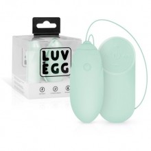 Многофункциональное виброяйцо «Luv Egg» с дистанционным управлением, цвет зеленый, EDC Collections LUV001GRN, длина 7 см.
