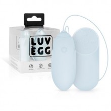 Многофункциональное виброяйцо «Luv Egg» с дистанционным управлением, цвет голубой, EDC Collections LUV001BLU, длина 7 см.