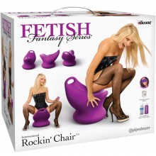 Виброкресло с выносным пультом «International Rockin' Chair» из коллекции Fetish Fantasy Series, цвет фиолетовый, PipeDream 3765-12 PD, длина 44.4 см., со скидкой