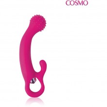 Вибромассажер для G-точки, цвет розовый, CSM-23040, из материала Силикон, коллекция Cosmo, длина 13 см.