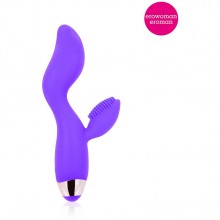 Вибромассажер l рабочей части 110 мм d 35 мм, 10 режимов вибрации, цвет фиолетовый арт. ee-10260-5, бренд Bior Toys, из материала Силикон, коллекция Erowoman - Eroman, длина 11 см.