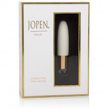 Американский вибратор для девушек «Callie Vibrating Mini Wand», Jopen JO-8100-15-9, бренд CalExotics, из материала Силикон, цвет Белый, длина 7.5 см.