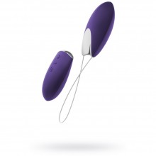 Виброяйцо на дистанционном управлении OVO «R1», цвет фиолетовый, из материала Силикон, длина 8 см.