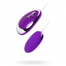 Классическое виброяйцо с выносным пультом ToyFa A-Toys, цвет фиолетовый, 764010, длина 6.5 см.