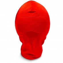 Закрытый шлем-маска для БДСМ игр, цвет красный, размер OS, Пикантные штучки DP371R, из материала Полиэстер, One Size (Р 42-48), со скидкой